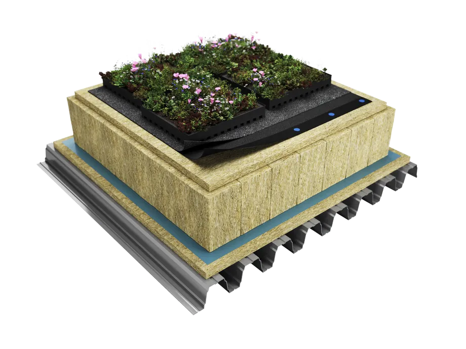 Oppbygging Green Roof Solution